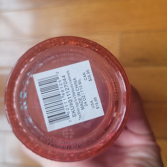 Starbucks 2021 Holiday Champagne Jeweled Tumbler 24 oz - Picture 2 of 3